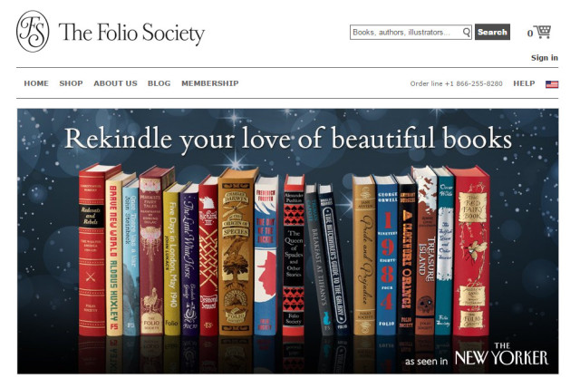 folio society screenshot