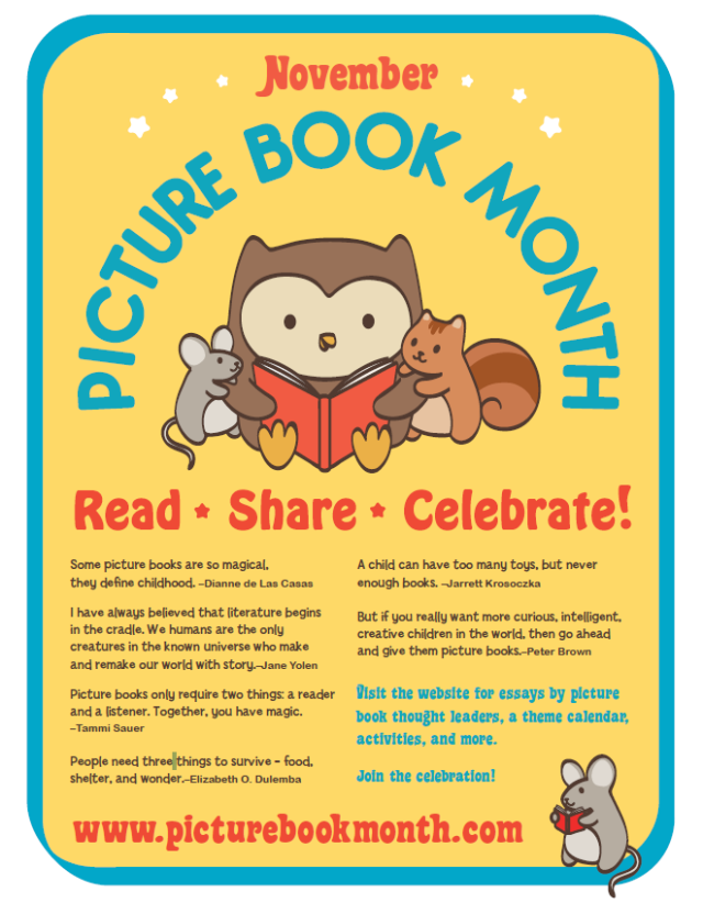 November is Picture Book Month Book Patrol A Haven for Book Culture