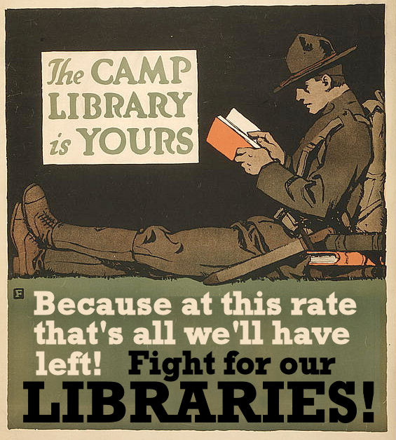 Retro posters in the fight to save libraries - Book Patrol: A Haven for ...